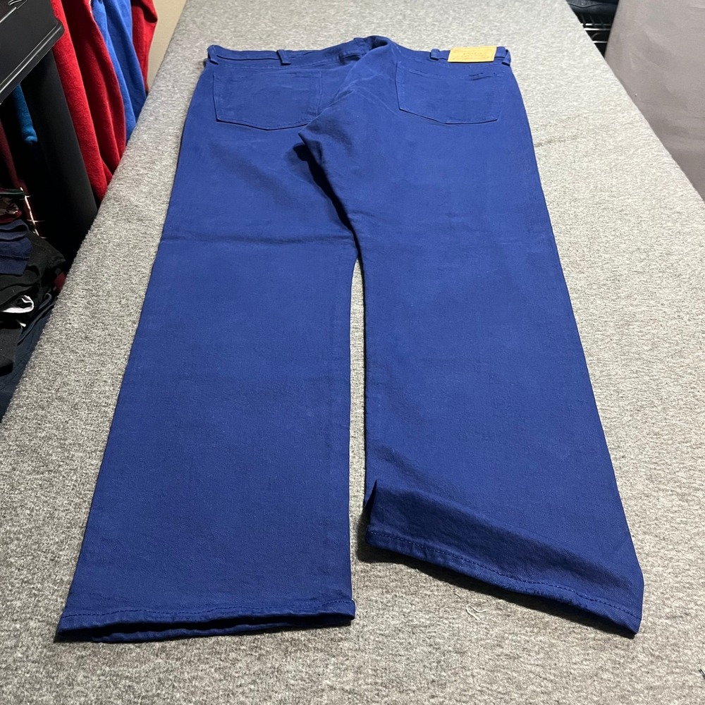 Polo Ralph Lauren Mens Royal Blue Straight Leg 5-Pocket Pants 38x30